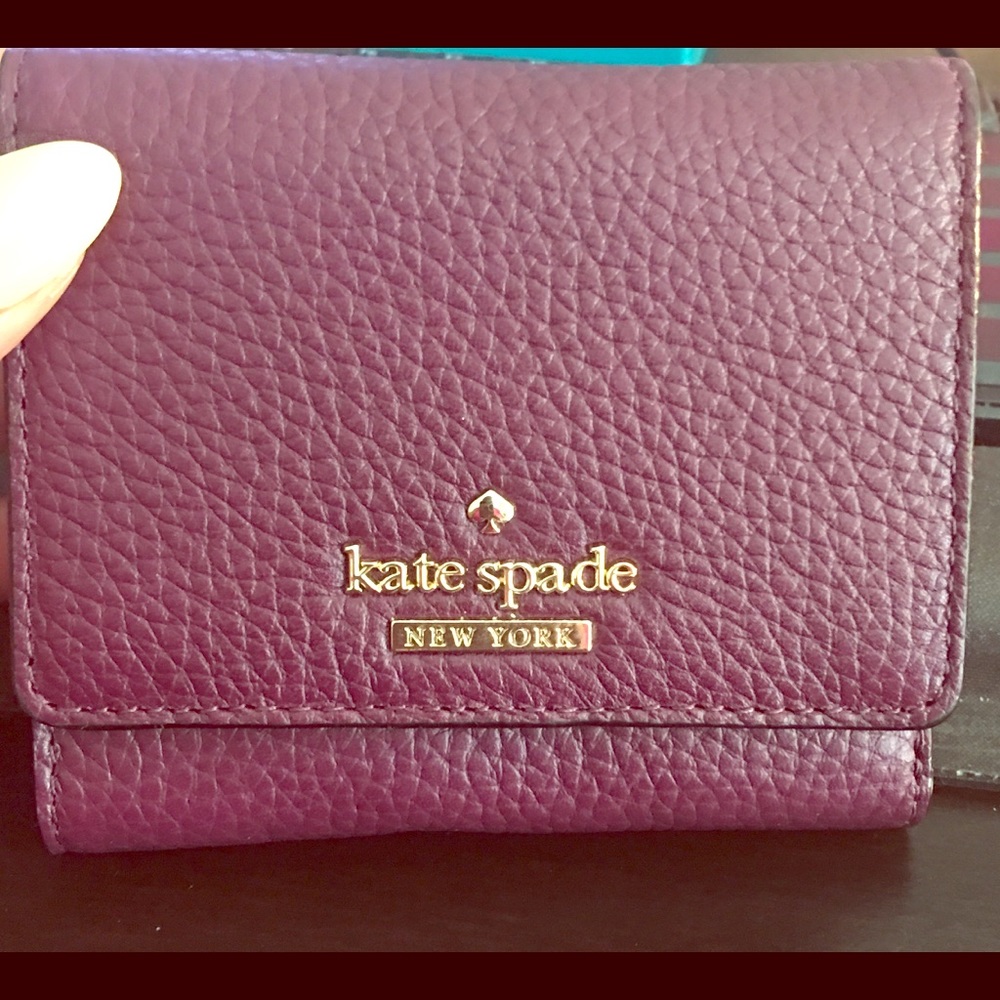 Kate Spade- Plum Jackson Street Wallet